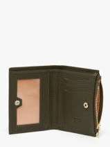 Portefeuille Caviar Cuir Crinkles Vert caviar 14269-vue-porte