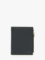 Portefeuille Caviar Cuir Crinkles Bleu caviar 14269