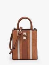 Sac Bandoulire Erenia Cuir Guess Marron erenia SB783875