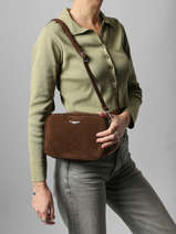Sac Bandoulire Velvet Miniprix Marron velvet F7511