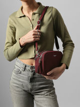 Cross Body Tas Velvet Miniprix Rood velvet F7511-vue-porte