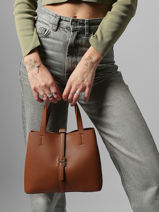 Sac Port Main Grained Miniprix Marron grained DQ8708-vue-porte