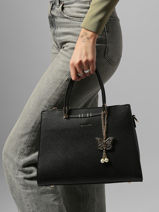 Sac Port� Main Argile Miniprix Noir argile R1973-vue-porte