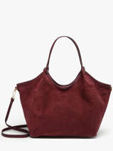 Sac Port paule Velvet Caviar Cuir Milano Violet velvet caviar VC241110