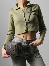Sac Bandouliere Naina Cuir Pieces Gris naina 17063358-vue-porte