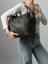 Sac Port paule Daisy By byblos Noir daisy BS66B01-vue-porte