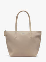 Sac Port� �paule L.12.12 Concept Lacoste Beige l.12.12 concept NF2037PK