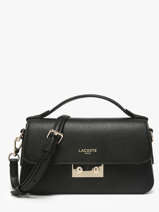 Sac Bandoulire Champs Elysee Cuir Lacoste Noir champs elysee NF5099PH