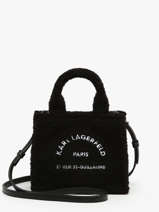 Sac Bandoulire Rsg Polyester Karl lagerfeld Noir rsg A4W50016