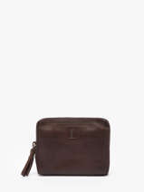 Porte-monnaie Texas Cuir Biba Marron heritage BT11