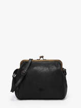 Sac Bandouli�re Heritage Cuir Biba Noir heritage BT22
