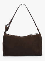 Sac Port paule Leather Cuir Biba Marron leather BEV2L