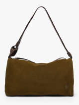 Sac Port paule Leather Cuir Biba Vert leather BEV2L