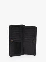 Portefeuille Leder Biba Zwart heritage BT34-vue-porte
