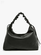 Sac Port paule Leather Cuir Biba Noir leather KIB1L