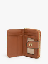 Portefeuille Jara Ted lapidus Bruin jara TLMQ1509-vue-porte