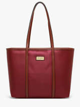 Sac Port paule Jamie Nylon Ted lapidus Rouge jamie DU43501