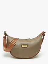 Sac Bandoulire Jamie Nylon Ted lapidus Beige jamie DU43503