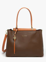 Sac � Main Azalie Ted lapidus Marron azalie TLHF9584