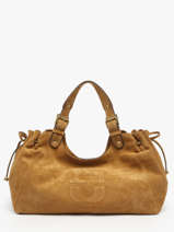 Sac Port paule Chiara Cuir De Vachette Gerard darel Jaune chiara DCS84407