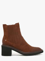 Bottines  Talon En Cuir Mam