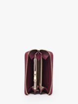 Portefeuille Laurent david Rouge ld wallets 1-vue-porte