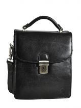 Pochette Homme 2 Compartiments Etrier Noir crosta 63026