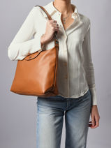 Longchamp Le pliage xtra Besace Marron-vue-porte