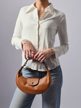 Longchamp Le pliage xtra Besace Marron-vue-porte