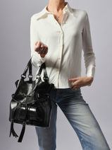 Handtas Premier Flirt Leder Lancel Zwart premier flirt A13768-vue-porte