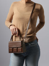 Sac Bandoulire City Miniprix Marron city YL26001-vue-porte