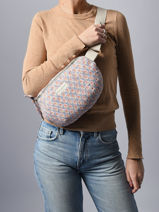 Sac Banane Bindi atelier Multicolore floral SBA-vue-porte