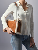 Sac Port paule Bradley Lauren ralph lauren Marron bradley 31980182-vue-porte