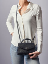 Sac Port Main Farrah Cuir Lauren ralph lauren Bleu farrah 31966765-vue-porte