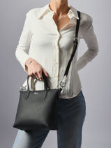 Sac Port� Main Anna Lacoste Noir anna NF5126AA-vue-porte