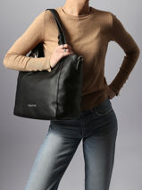 Sac Port paule Farrah Re Valentino Bleu farrah re VBS9DE01-vue-porte