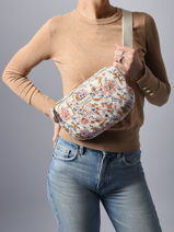 Sac Banane Bindi atelier Multicolore floral SBA-vue-porte