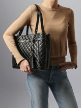 Sac Port paule Idra Guess Noir idra GG815725-vue-porte