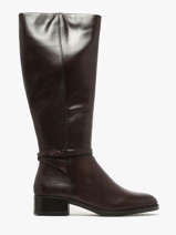 Bottes En Cuir Tamaris Marron accessoires 43