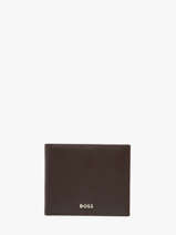 Portefeuille Smooth Cuir Hugo boss Marron smooth HLW403Y