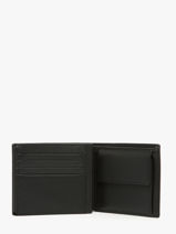 Portefeuille Porte-monnaie Saffiano Cuir Hugo boss Noir saffiano HLN526A-vue-porte