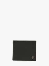 Portefeuille Porte-monnaie Cuir Hugo boss Noir saffiano HLN526A