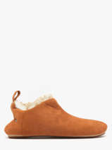 Pantoffels Isotoner Bruin women 97422