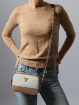 Cross Body Tas Noelle Guess Bruin noelle ZG967214-vue-porte