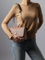 Sac Bandoulire Noelle Guess Marron noelle ZG967221-vue-porte