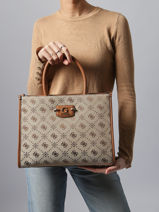 Sac Port� Main Neda Guess Marron neda JP965422-vue-porte