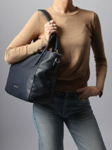 Sac Port paule Farrah Re Valentino Bleu farrah re VBS9DE01-vue-porte