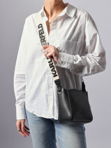Sac Bandoulire K Circle Karl lagerfeld Noir k circle A4W30067-vue-porte