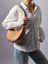 Sac Port paule K Circle Karl lagerfeld Marron k circle A3W30060-vue-porte