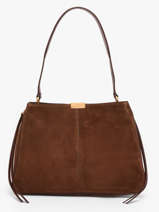 Sac Port� �paule Casual Leather Cuir Tommy hilfiger Marron casual leather AW18201